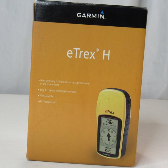 Garmin eTrex H Outdoor Handheld GPS Receiver Navigator Tested & Working - Picture 7 of 13